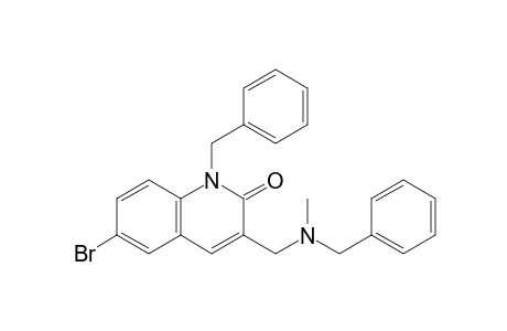 1-Benzyl-3-[(benzylmethylamino)methyl]-6-bromo-1H-quinolin-2-one