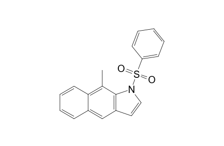 1H-Benz[f]indole, 9-methyl-1-(phenylsulfonyl)-