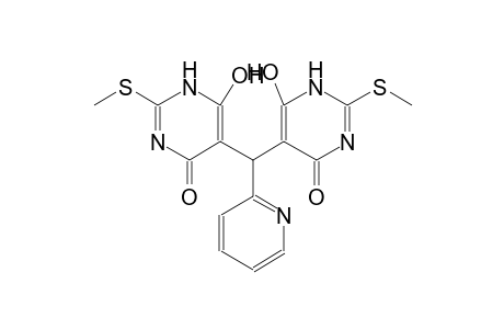 6-hydroxy-5-[[6-hydroxy-2-(methylsulfanyl)-4-oxo-1,4-dihydro-5-pyrimidinyl](2-pyridinyl)methyl]-2-(methylsulfanyl)-4(1H)-pyrimidinone