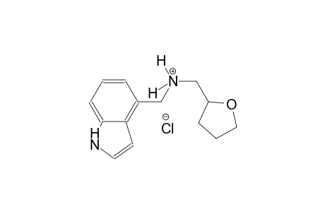 1H-indole-4-methanaminium, N-[(tetrahydro-2-furanyl)methyl]-, chloride