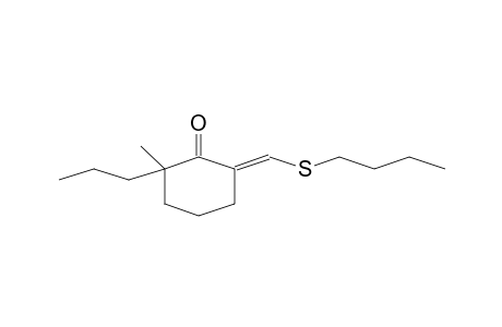 2-(N-Butylthiomethylidene)-6-methyl-6-propyl-cyclohexanone