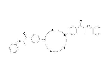 7,13-Bis[4-(1-oxo-2-phenylselenylpropyl)phenyl]-1,4,10-trioxa-7,13-diazacyclopentadecane