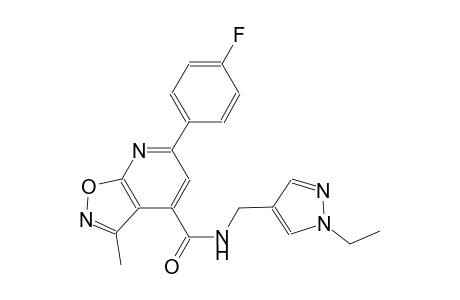 isoxazolo[5,4-b]pyridine-4-carboxamide, N-[(1-ethyl-1H-pyrazol-4-yl)methyl]-6-(4-fluorophenyl)-3-methyl-