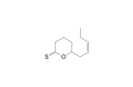 (Z)-6-(pent-2-enyl)-tetrahydropyran-2-thione