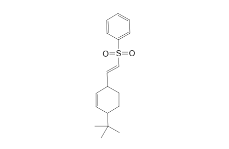 (E)-2-(4-tert-Butylcyclohex-1-enyl)ethen-1-yl phenyl sulfonone