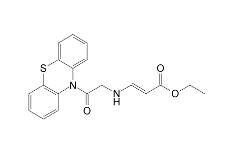 10-.alpha.-[N-(2'-(Ethoxycarbonyl)ethenyl)amino]acetyl-10H-phenothiazine