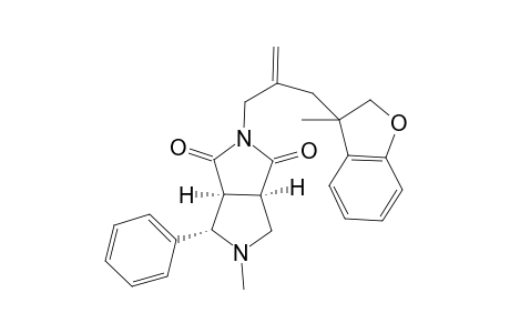 5-Methyl-2-[2-(3-methyl-2,3-dihydrobenzofuran-3-ylmethyl)allyl]-4-phenyl-1,3,3a.alpha.,4.beta.,6.alpha.,.beta.,6a.alpha.-hexahydropyrrolo[3,4-c]pyrrole-1,3-dione