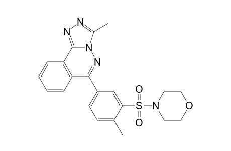 [1,2,4]Triazolo[3,4-a]phthalazine, 3-methyl-6-[4-methyl-3-(4-morpholinylsulfonyl)phenyl]-