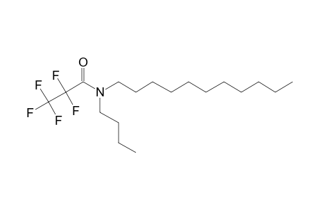 Pentafluoropropionamide, N-butyl-N-undecyl-