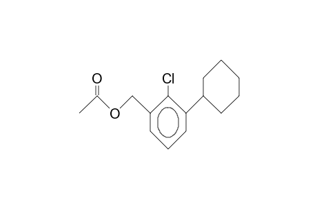 Benzenemethanol, 2-chloro-3-cyclohexyl-, acetate