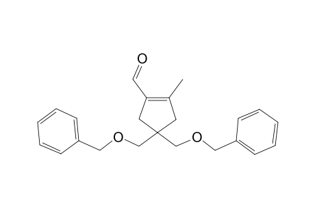 4,4-Bis(benzyloxymethyl)-2-methylcyclopent-1-enecarbaldehyde