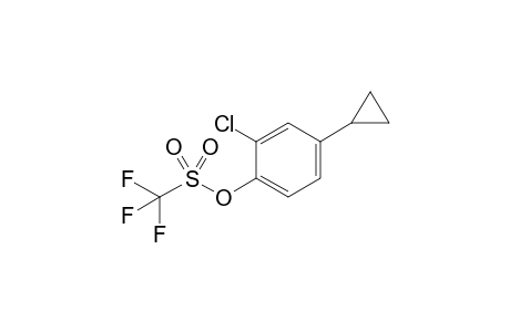 2-chloro-4-cyclopropylphenyl trifluoromethanesulfonate