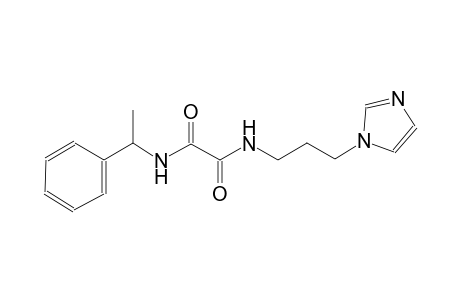 ethanediamide, N~1~-[3-(1H-imidazol-1-yl)propyl]-N~2~-(1-phenylethyl)-