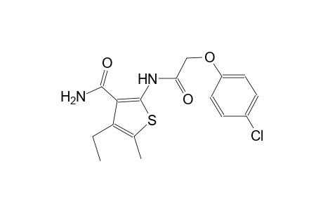 2-{[(4-chlorophenoxy)acetyl]amino}-4-ethyl-5-methyl-3-thiophenecarboxamide