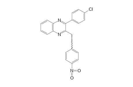 3-(p-CHLOROPHENYL)-2-(p-NITROSTYRYL)QUINOXALINE