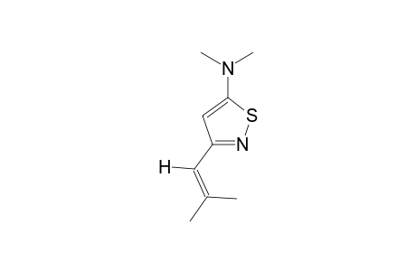 3-(2'-METHYL-1'-PROPENYL)-5-DIMETHYLAMINO-ISOTHIAZOLE