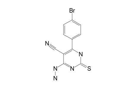 6-(PARA-BROMOPHENYL)-4-HYDRAZIDO-2-THIOXO-1,2-DIHYDROPYRIMIDINE-5-CARBONITRILE