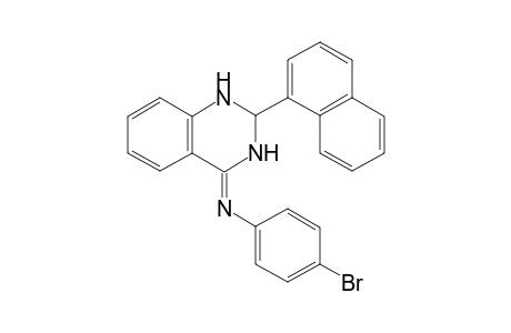 (Z)-4-Bromo-N-(2-(naphthalen-1-yl)-2,3-dihydroquinazolin-4(1H)-ylidene)aniline