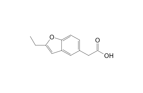 5-Benzofuranacetic acid, 2-ethyl-