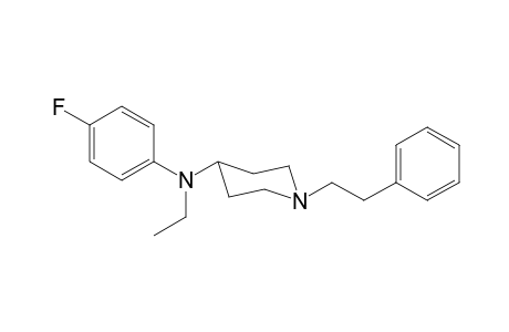 N-(4-Fluorophenyl)-N-ethyl-1-(2-phenylethyl)piperidin-4-amine