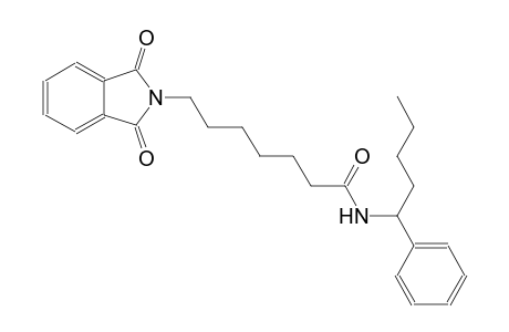 7-(1,3-dioxo-1,3-dihydro-2H-isoindol-2-yl)-N-(1-phenylpentyl)heptanamide