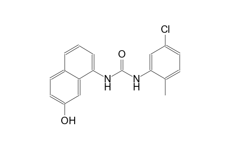 N-(5-chloro-2-methylphenyl)-N'-(7-hydroxy-1-naphthyl)urea
