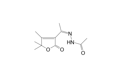 N-[(Z)-1-(2-keto-4,5,5-trimethyl-3-furyl)ethylideneamino]acetamide