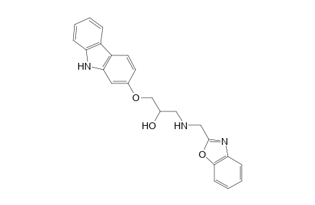 1-[(Benzoxazol-2-ylmethyl)amino]-3-(9H-carbazol-2-yloxy)-2-propanol