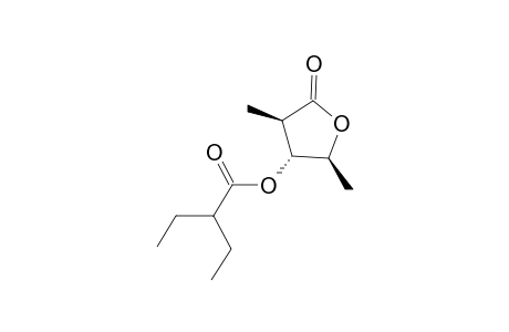 (2S,3R,4R)-2,4-Dimethyl-5-oxotetrahydrofuran-3-yl 2-ethylbutanoate