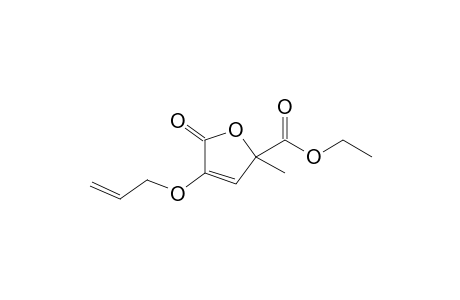 3-Allyloxy-5-methyl-5-(ethoxycarbonyl)-2(5H)-furanone
