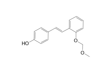 4-((E)-2-[2-(Methoxymethoxy)phenyl]ethenyl)phenol