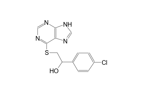 benzenemethanol, 4-chloro-alpha-[(9H-purin-6-ylthio)methyl]-