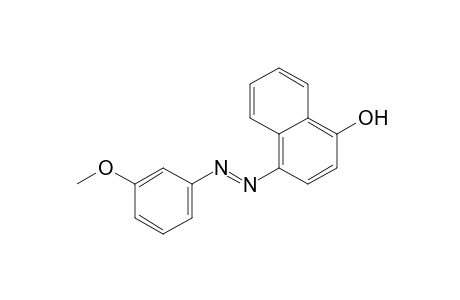 4-[(m-methoxyphenyl)azo]-1-naphthol