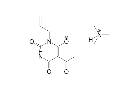 N,N-dimethylmethanaminium 5-acetyl-3-allyl-2,6-dioxo-1,2,3,6-tetrahydro-4-pyrimidinolate