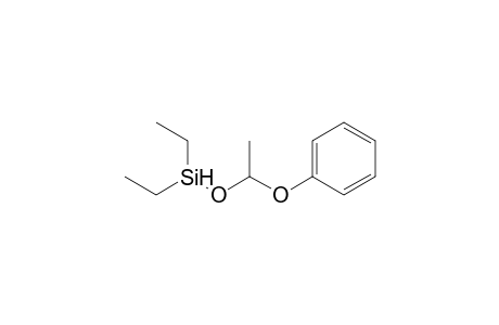 Diethyl(1-phenoxyethoxy)silane