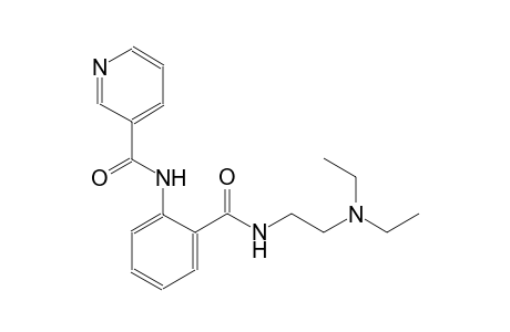 3-pyridinecarboxamide, N-[2-[[[2-(diethylamino)ethyl]amino]carbonyl]phenyl]-