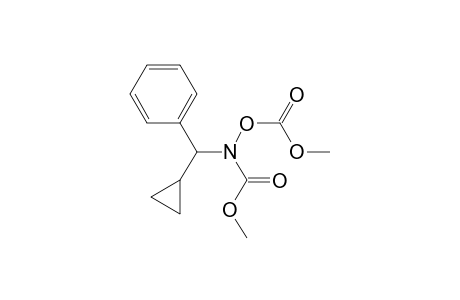 N,O-Bis(methoxycarbonyl)-N-((1-cyclopropyl)benzyl)hydroxyamine