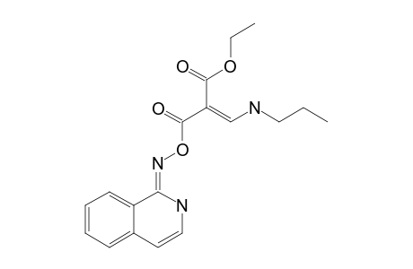 N-ISOQUINOLIN-1-YL-O-(2-ETHOXYCARBONYL-3-PROPYLAMINOPROPENOYL)-HYDROXYLAMINE