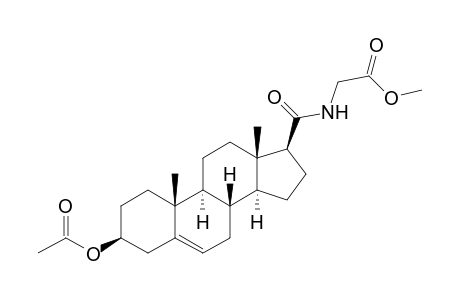2-[[(3S,8S,9S,10R,13S,14S,17S)-3-acetoxy-10,13-dimethyl-2,3,4,7,8,9,11,12,14,15,16,17-dodecahydro-1H-cyclopenta[a]phenanthrene-17-carbonyl]amino]acetic acid methyl ester