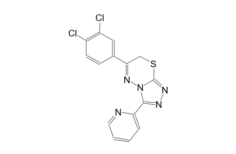 6-(3,4-dichlorophenyl)-3-(2-pyridinyl)-7H-[1,2,4]triazolo[3,4-b][1,3,4]thiadiazine