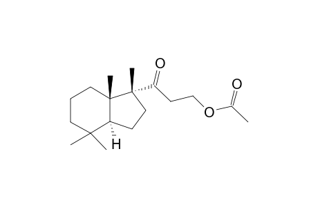 (5S,8R,10S)-9-(2-Acetoxyethyl)austrodor-9-one