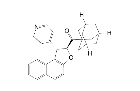 trans-1-Adamantyl-1-(4-pyridyl)-1,2-dihydronaphtho[2,1-b]-furan-2-ylmethanone