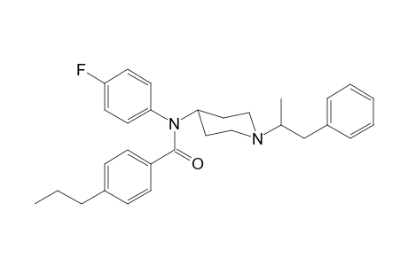 N-4-Fluorophenyl-N-[1-(1-phenylpropan-2-yl)piperidin-4-yl]-4-propylbenzamide