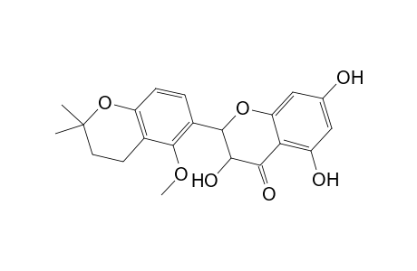 [2,6'-Bi-2H-1-benzopyran]-4(3H)-one, 3',4'-dihydro-3,5,7-trihydroxy-5'-methoxy-2',2'-dimethyl-, (2S-trans)-