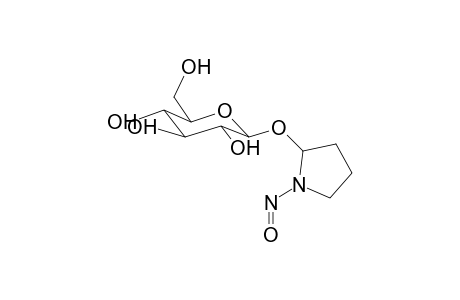 N-Nitroso-pyrrolidin-2-yl-b-d-glucoside
