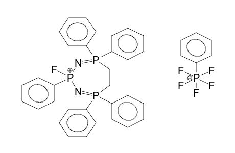 2-FLUORO-2,4,4,7,7-PENTAPHENYL-2,5,6-TRIHYDRO-1,3-DIAZA-4,7-DIPHOSPHA-2-PHOSPHEPINIUM PHENYLPENTAFLUOROPHOSPHORATE