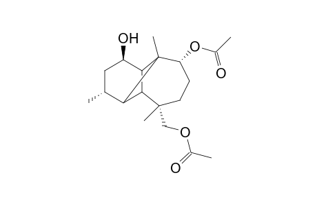 (1R,3R,4S,5S,6S,9R,10R,11R)-9,13-Diacetoxylongipinan-1-ol
