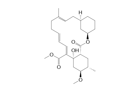 (1R,4R,6S,7S,9S,19R,10Z,12E,16E)Methyl 9-hydroxy-7-methoxy-6,16-dimethyl-3-oxo-2-oxatricyclo[17.3.1.0(4,9)]tricosa-10-12,16-triene-10-carboxylate