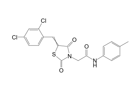 2-[5-(2,4-Dichlorobenzylidene)-2,4-dioxothiazolidin-3-yl]-N-(p-tolyl)acetamide