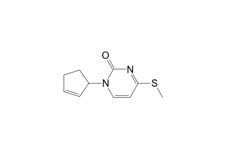 1-( 2'-Cyclopentenyl)-4-methylthio-2(1H)-pyrimidinone
